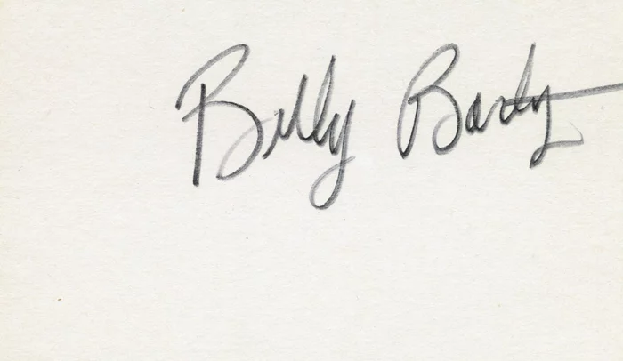 Billy Barty autograph