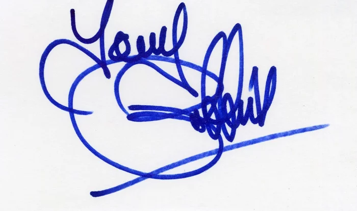 Tony Robbins autograph