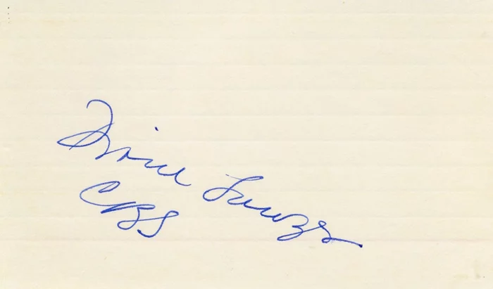 Diane Sawyer autograph