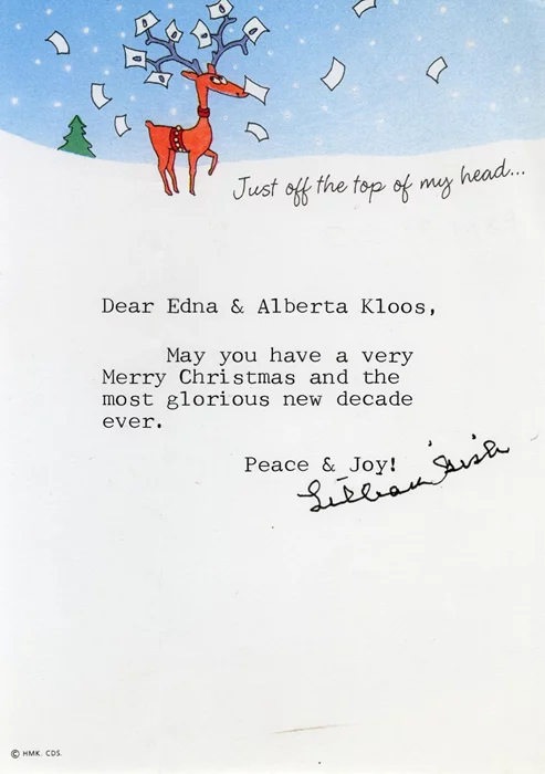 Lillian Gish autograph