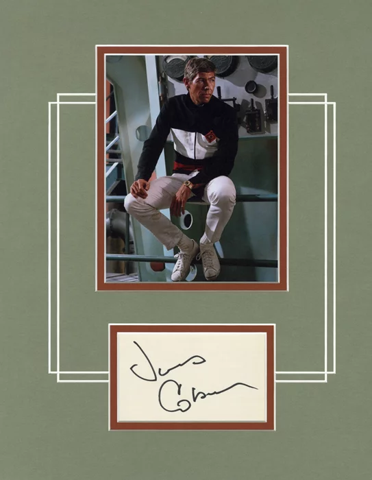 James Coburn autograph