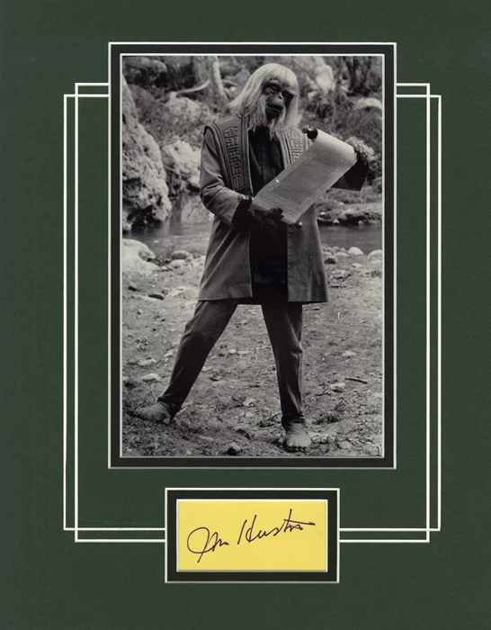 John Huston autograph