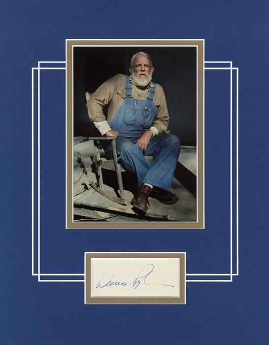 Denver Pyle autograph