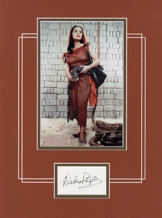Debra Paget autograph