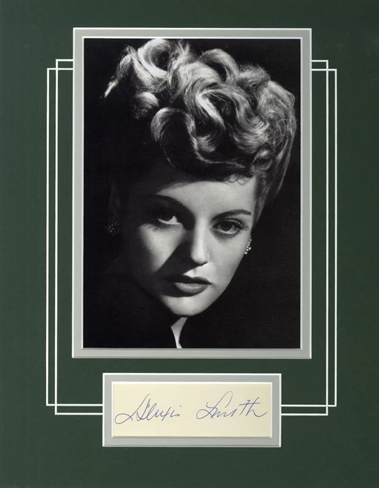 Alexis Smith autograph