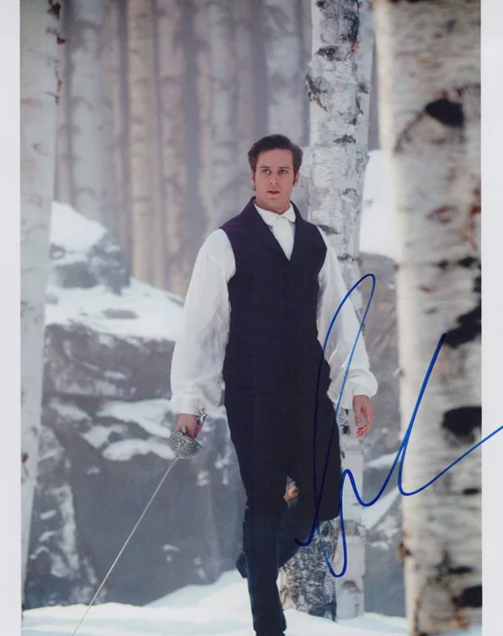Armie Hammer autograph