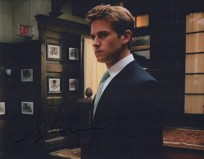 Armie Hammer autograph