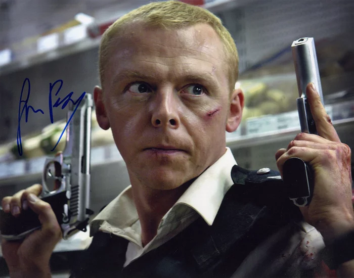 Simon Pegg autograph