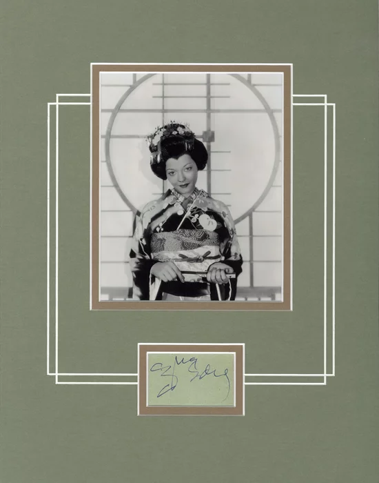 Sylvia Sidney autograph