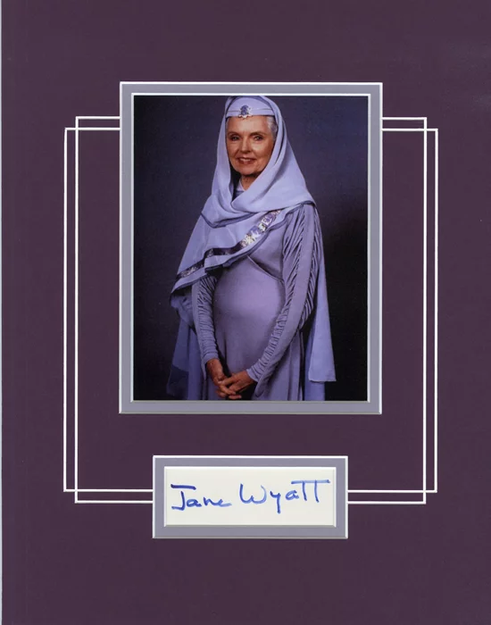 Jane Wyatt autograph