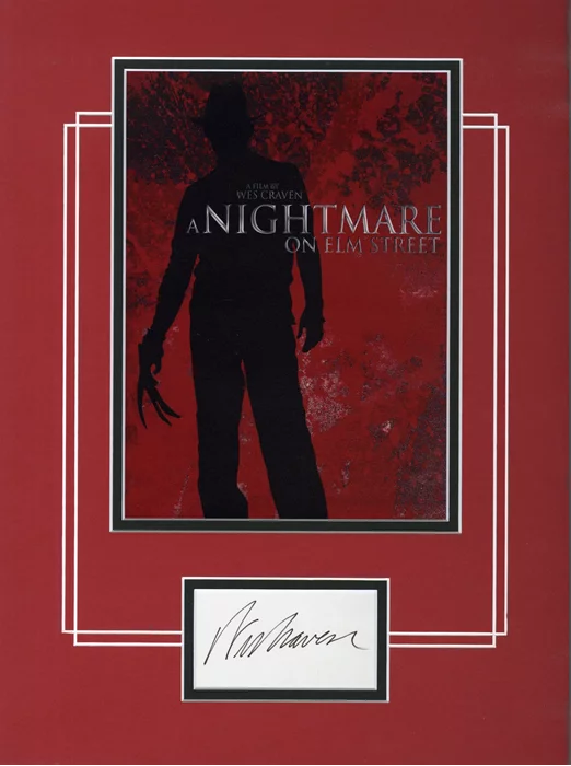Wes Craven autograph