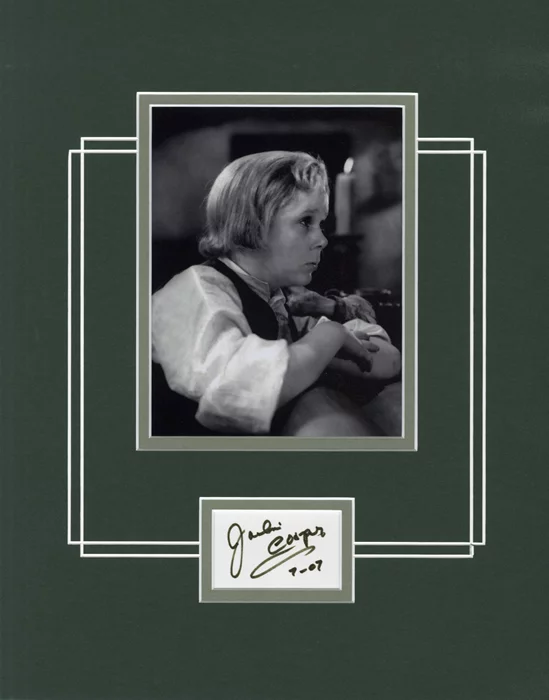 Jackie Cooper autograph