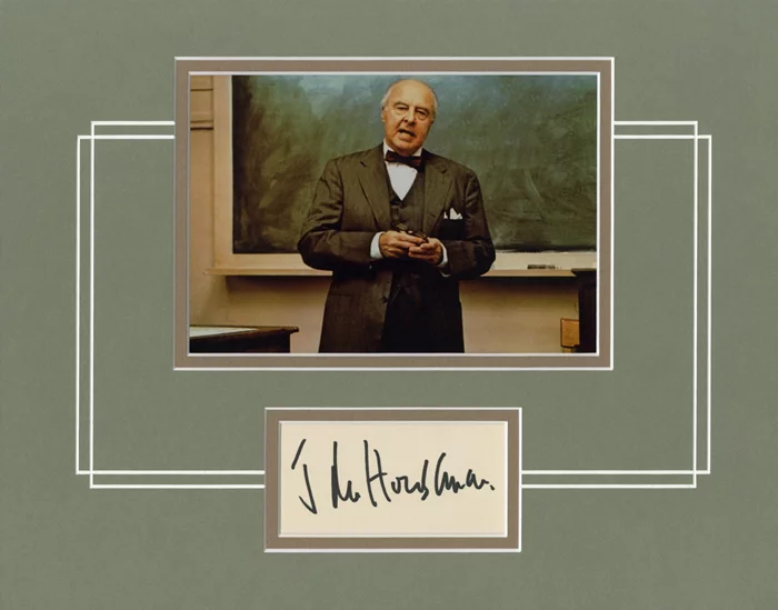 John Houseman autograph