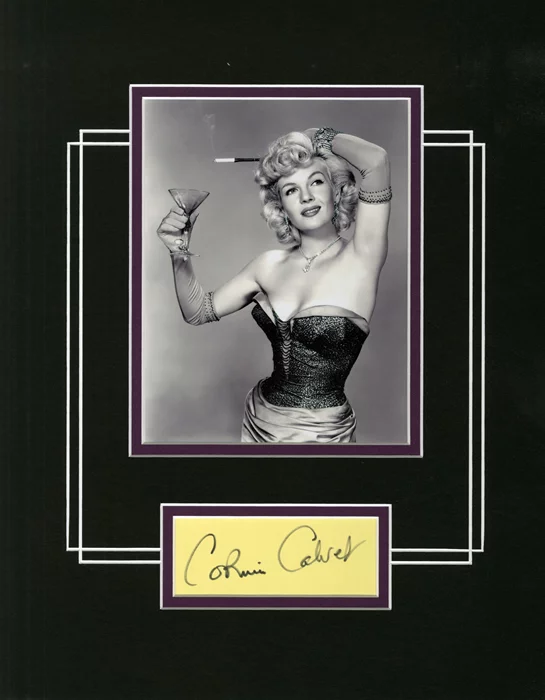 Corinne Calvet autograph
