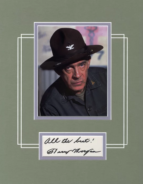 Harry Morgan autograph