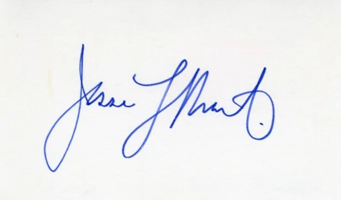 Jesse Martin autograph