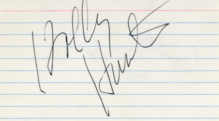 Holly Hunter autograph