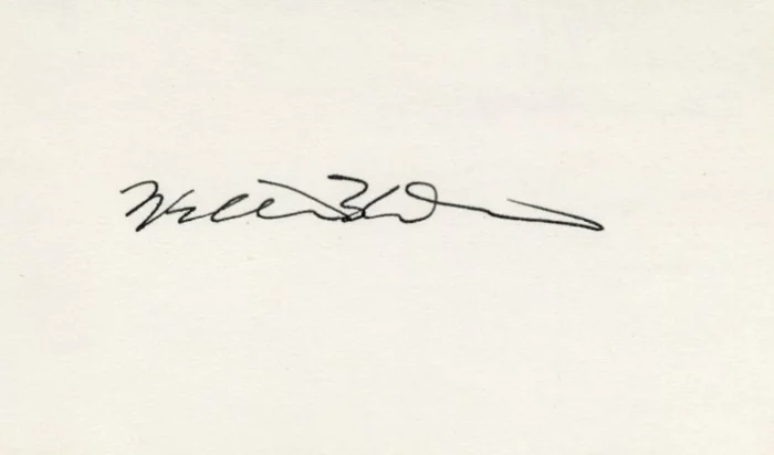 William B. Davis autograph