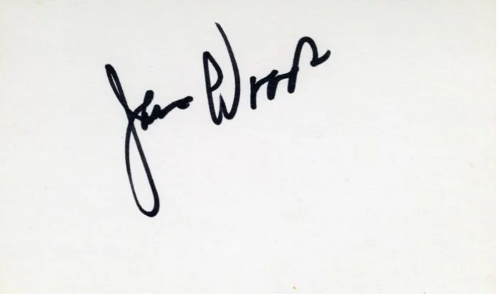 James Woods autograph