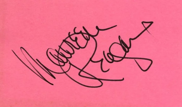 Maureen Reagan autograph