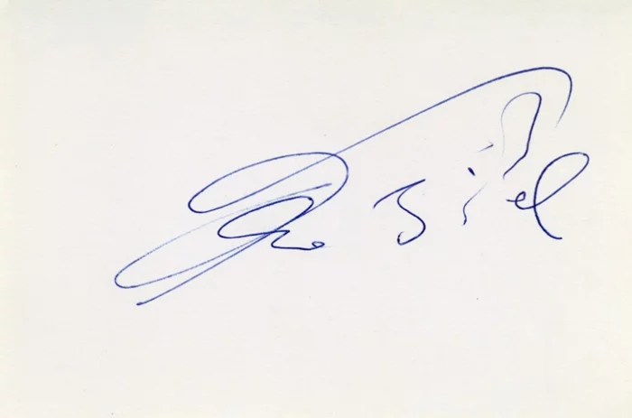 Theodore Bikel autograph
