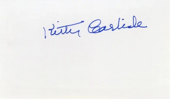 Kitty Carlisle autograph
