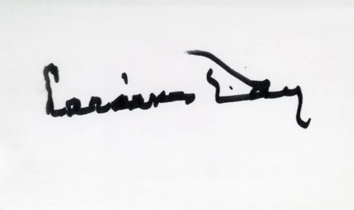 Laraine Day autograph