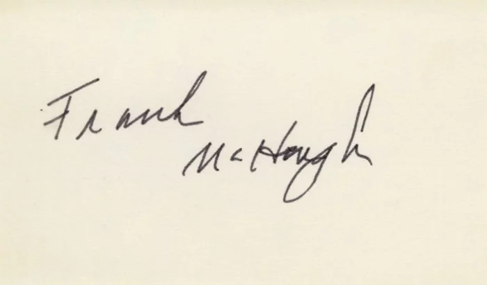 Frank McHugh autograph