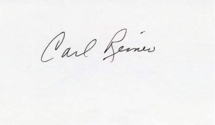 Carl Reiner autograph