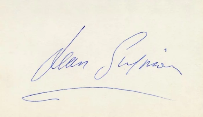 Jean Simmons autograph