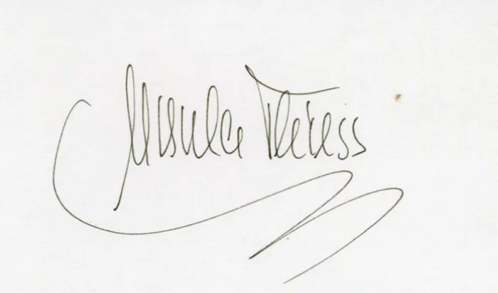Ursula Thiess autograph