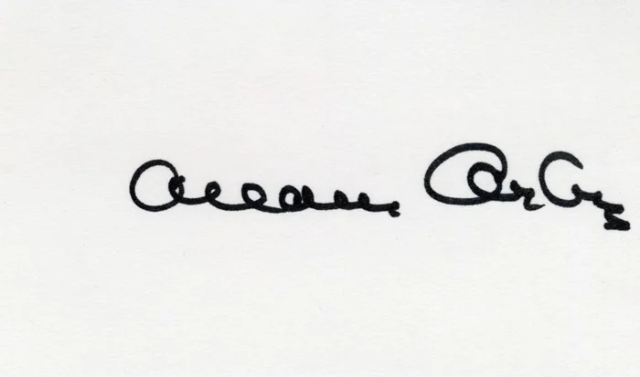 Allan Arbus autograph