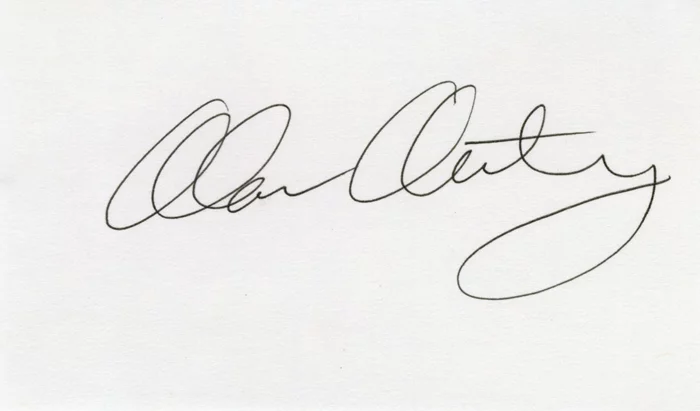 Alan Autry autograph