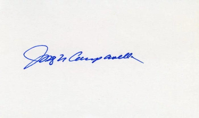 Joseph Campanella autograph