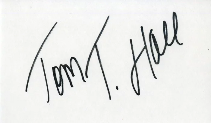 Tom T. Hall autograph
