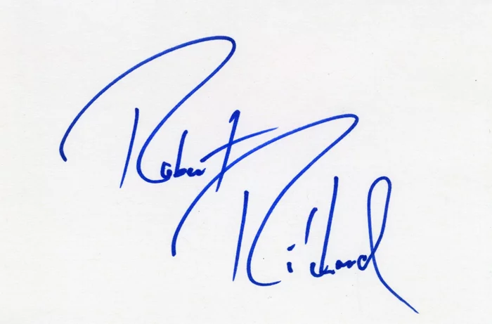 Robert Ri'chard autograph