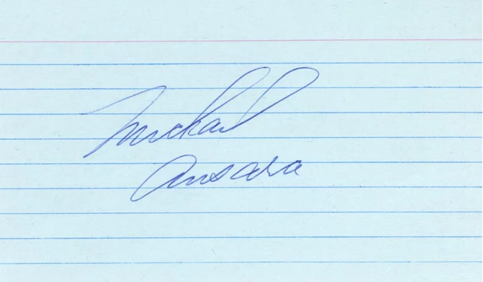 Michael Ansara autograph