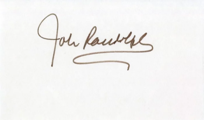 John Randolph autograph