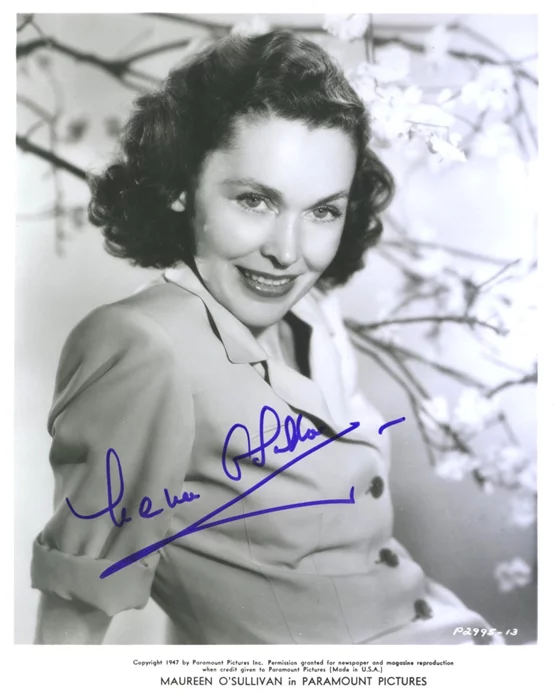 Maureen O'Sullivan autograph