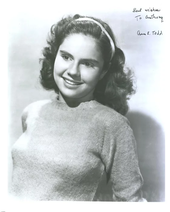 Ann E. Todd autograph