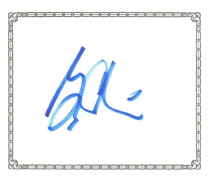 George Carlin autograph