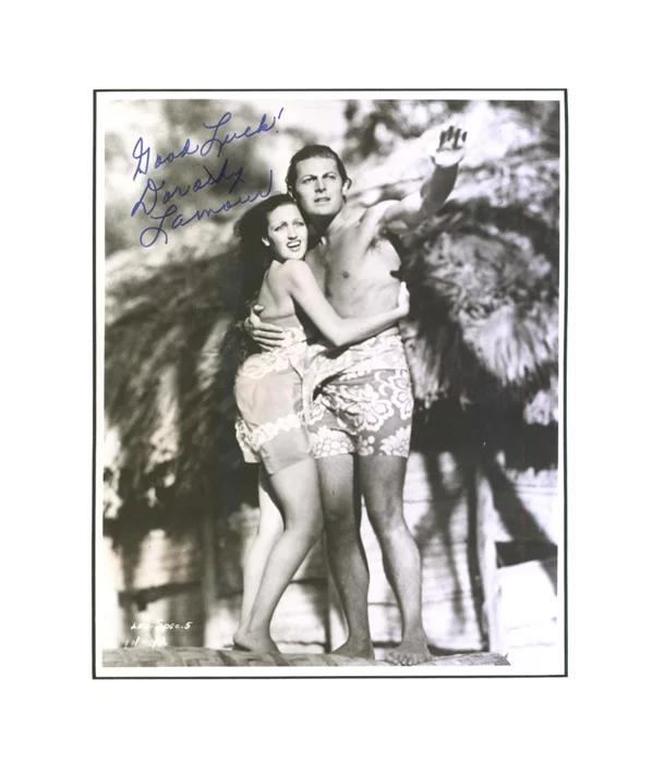 Dorothy Lamour autograph