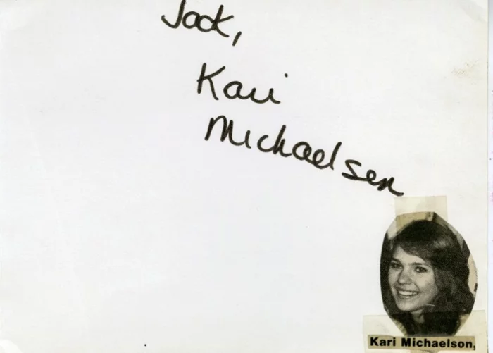 Kari Michaelsen autograph