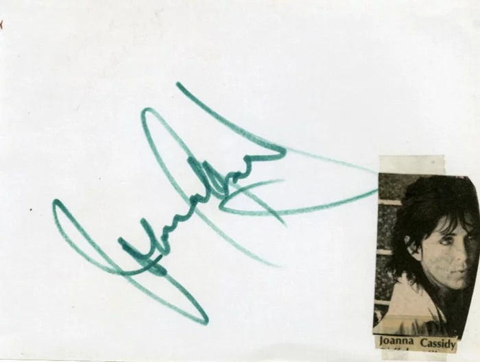 Joanna Cassidy autograph