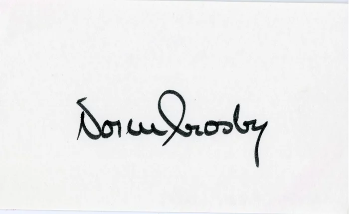 Norm Crosby autograph