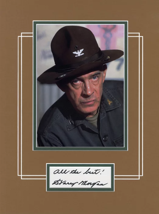 Harry Morgan autograph