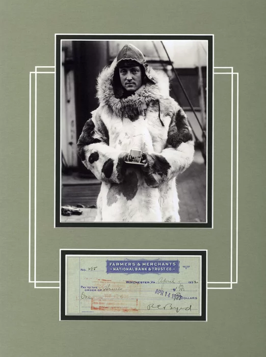 Richard E. Byrd autograph