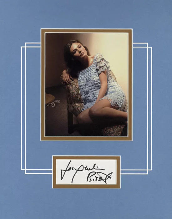 Jacqueline Bisset autograph
