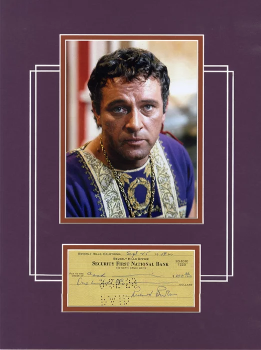 Richard Burton autograph