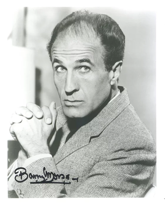 Barry Morse autograph